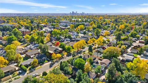 a view of outdoor space with lots of trees