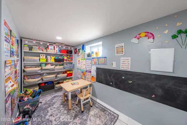 a workspace with furniture and toys