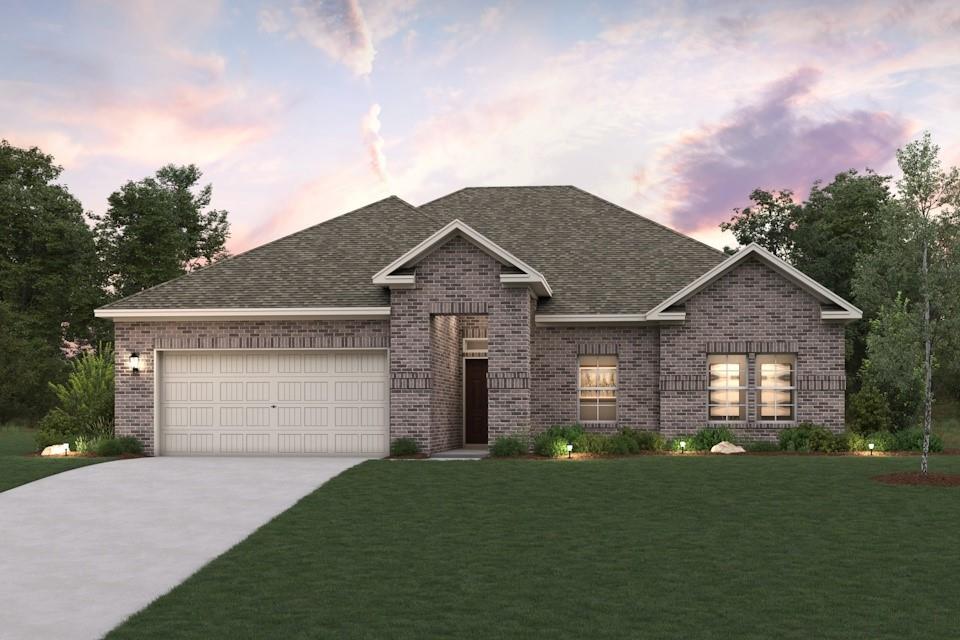 797 Vineyard Way Forney, TX 75126 - Photo 1 of 1 a front view of a house with a yard and garage