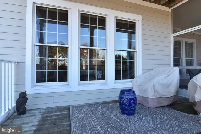 a front view of a house with a window