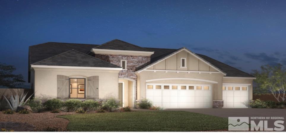 9480 Stony Hill Road, Unit LOT #58 Reno, NV 89521 - Photo 1 of 1 a front view of a house with a yard