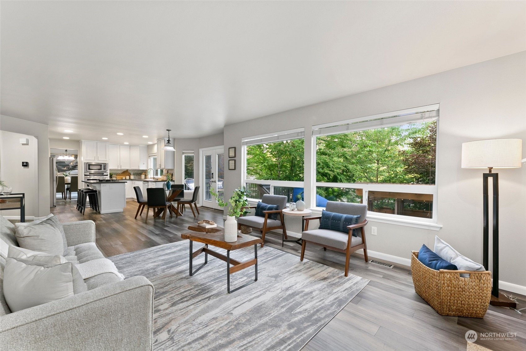 2726 236th Street Southeast Bothell, WA 98021 - Photo 13 of 37 a living room with furniture and a large window