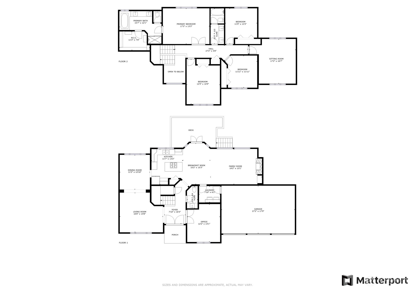 2726 236th Street Southeast Bothell, WA 98021 - Photo 37 of 37 a picture of floor plan