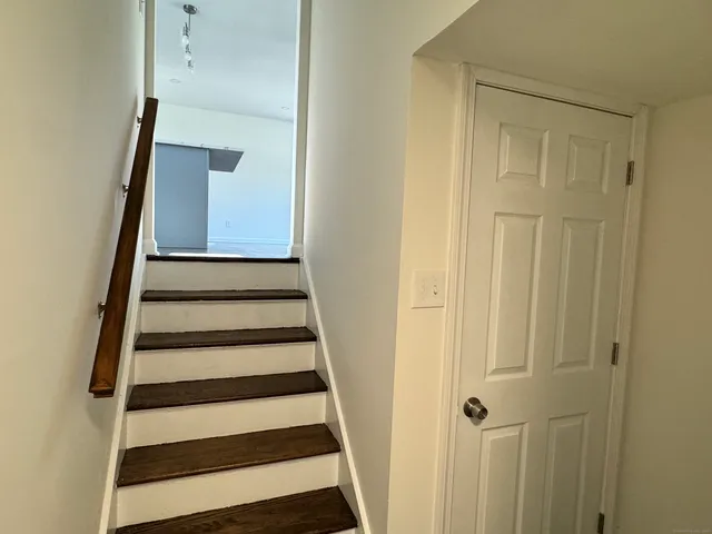 a view of a staircase