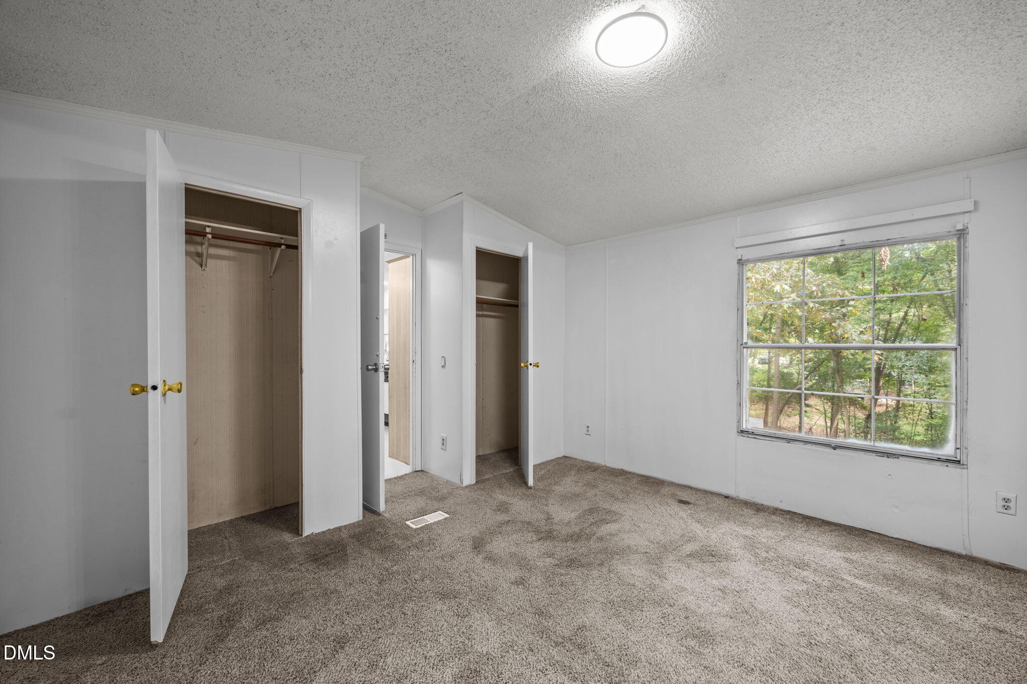 6933 Big Woods Road Graham, NC 27253 - Photo 18 of 32 an empty room with windows and closet