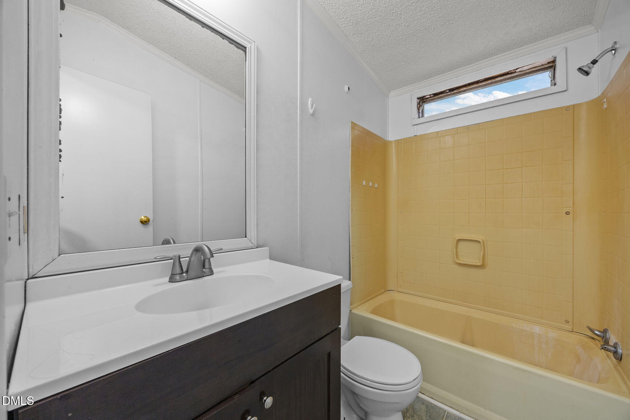 6933 Big Woods Road Graham, NC 27253 - Photo 24 of 32 a bathroom with a sink a toilet and shower