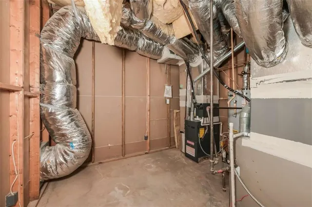 a view of hallway with stairs