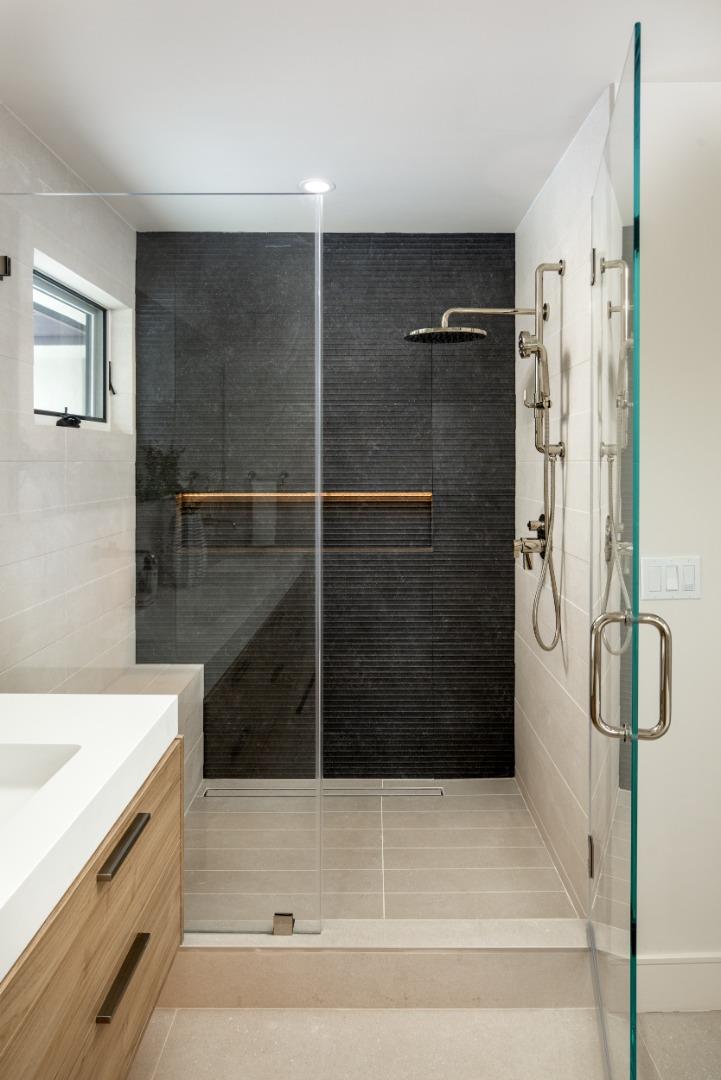 3413 Ross Road Palo Alto, CA 94303 - Photo 29 of 45 a bathroom with a shower and a sink