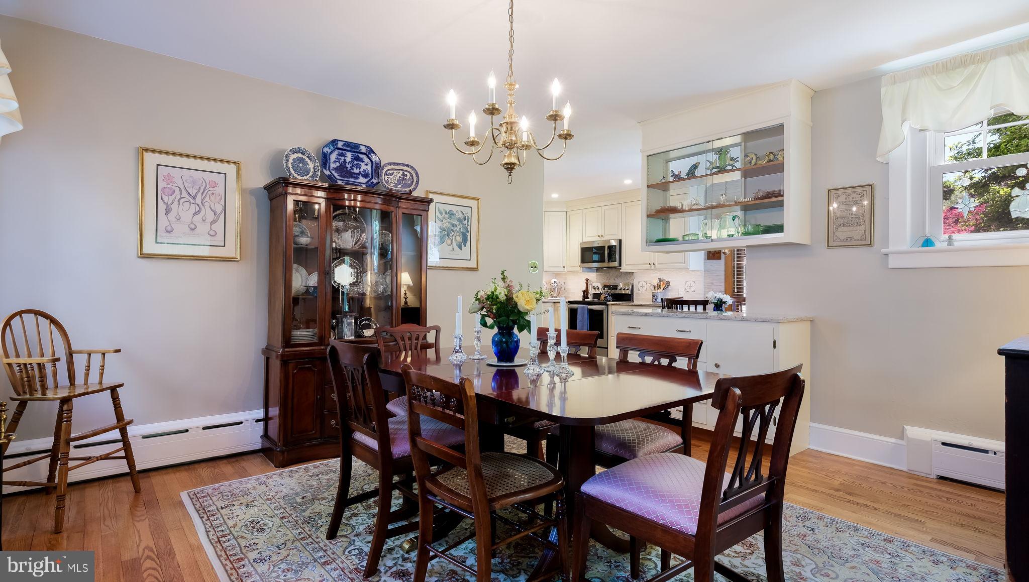 113 Iron Hill Road Doylestown, PA 18901 - Photo 25 of 47 Gracious Dining Room OPEN to to the KITCHEN
