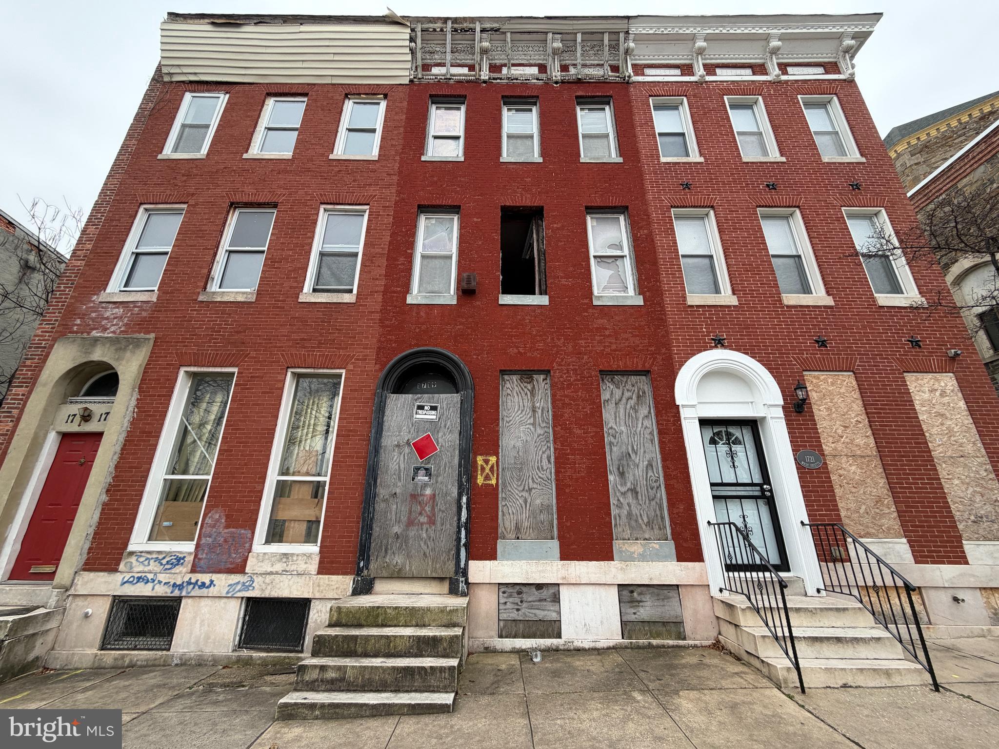 1719 West Fayette Street Baltimore, MD 21223 - Photo 1 of 1 front view of a building