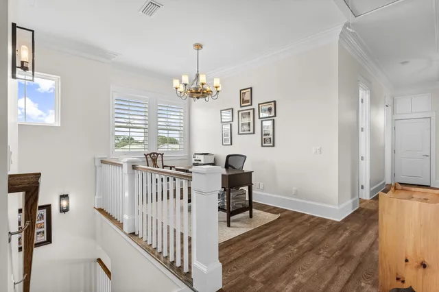 a view of an ocean and beach