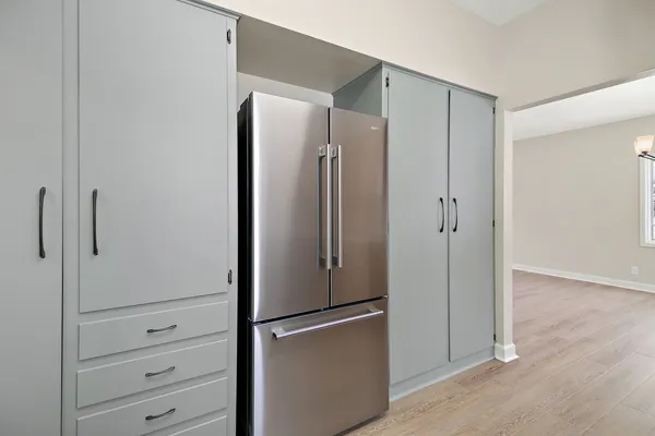 a view of a walk in closet