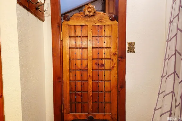 a view of a door