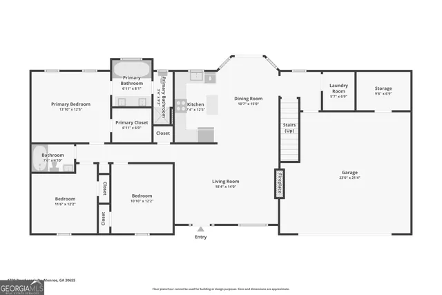 $320,000 | 1720 Brush Creek Drive, Monroe, GA 30655
