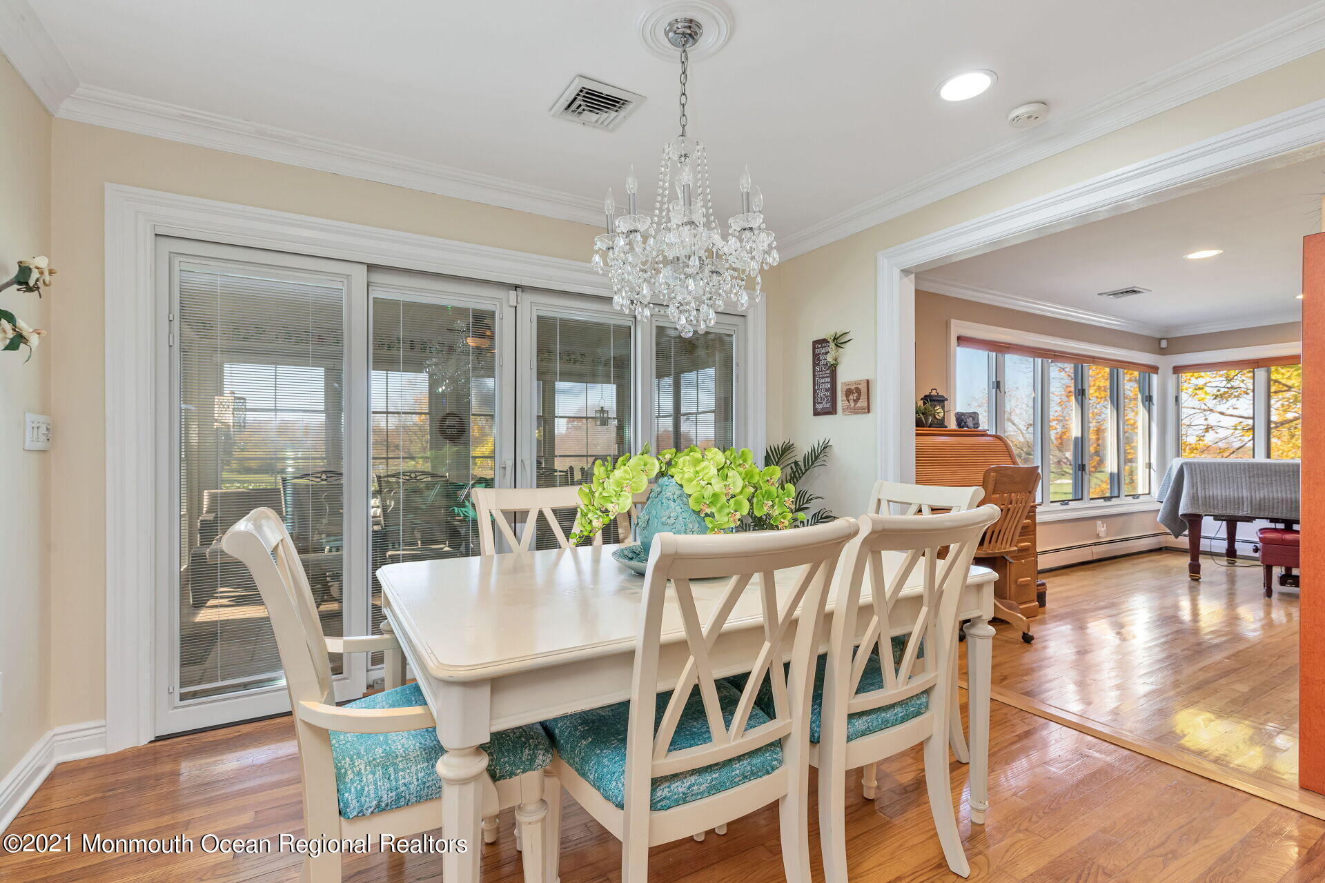 81 Portland Road Atlantic Highlands, NJ 07716 - Photo 19 of 65 a view of a dining room with furniture window and wooden floor