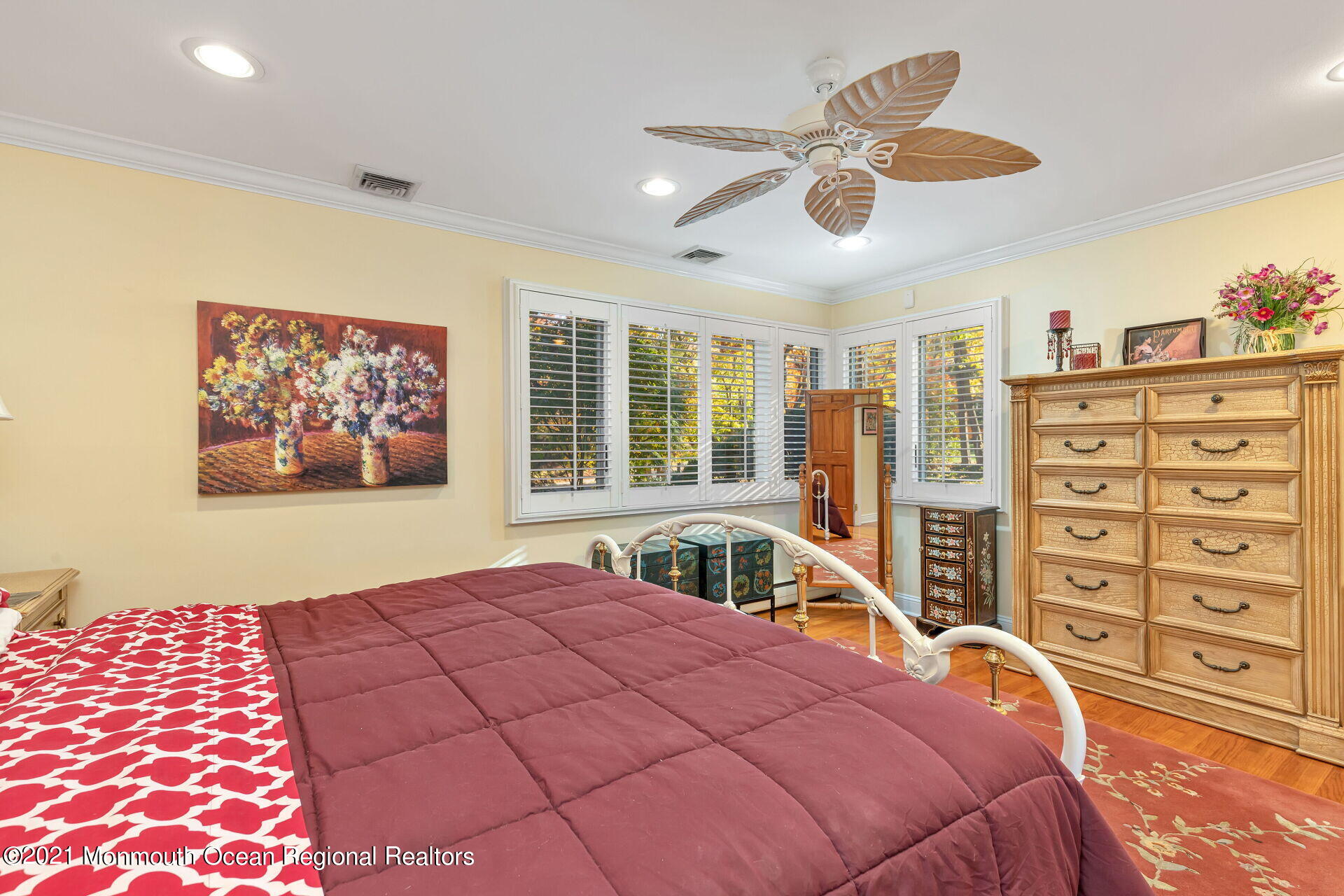 81 Portland Road Atlantic Highlands, NJ 07716 - Photo 31 of 65 a bedroom with a large bed and a large window
