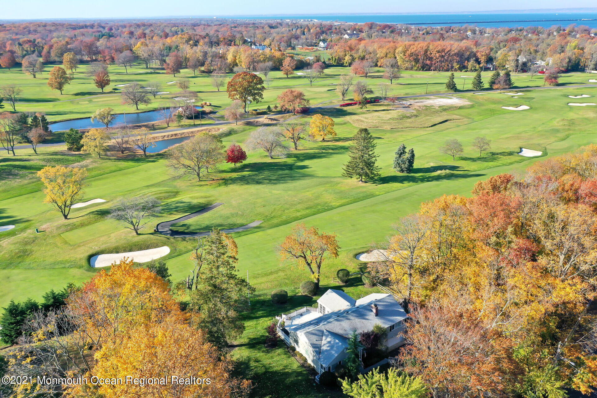 81 Portland Road Atlantic Highlands, NJ 07716 - Photo 53 of 65 an aerial view of a houses with outdoor space and garden view