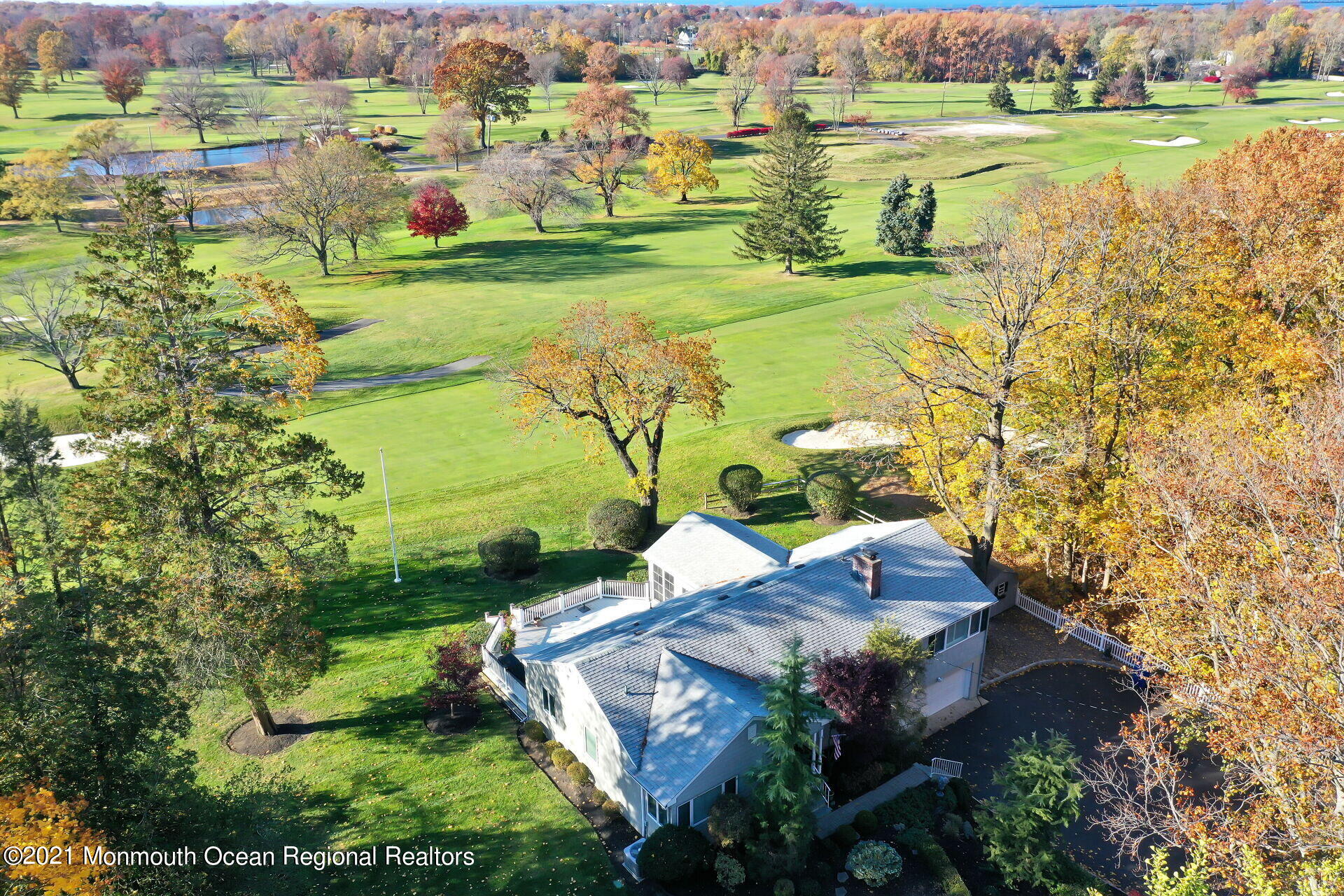 81 Portland Road Atlantic Highlands, NJ 07716 - Photo 65 of 65 an aerial view of a house with a yard basket ball court and outdoor seating