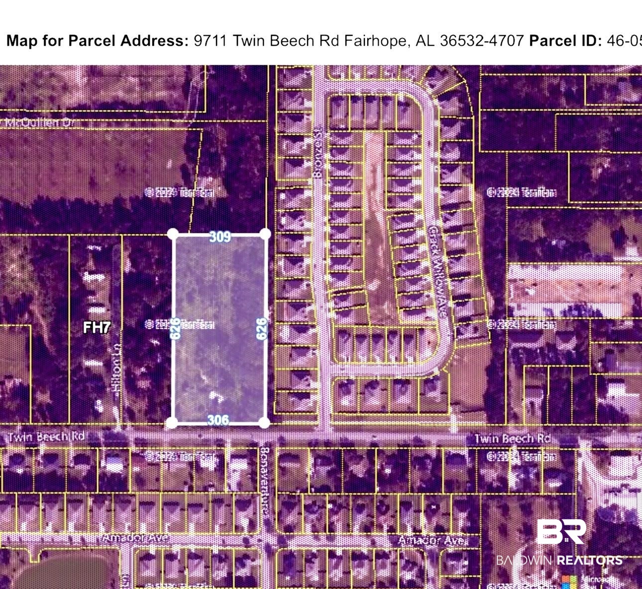 9711 Twin Beech Road Fairhope, AL 36532 - Photo 14 of 14 Map location