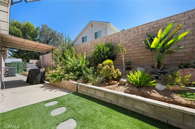 a outdoor space with patio furniture