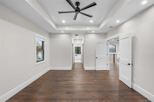 a view of backyard with sitting area