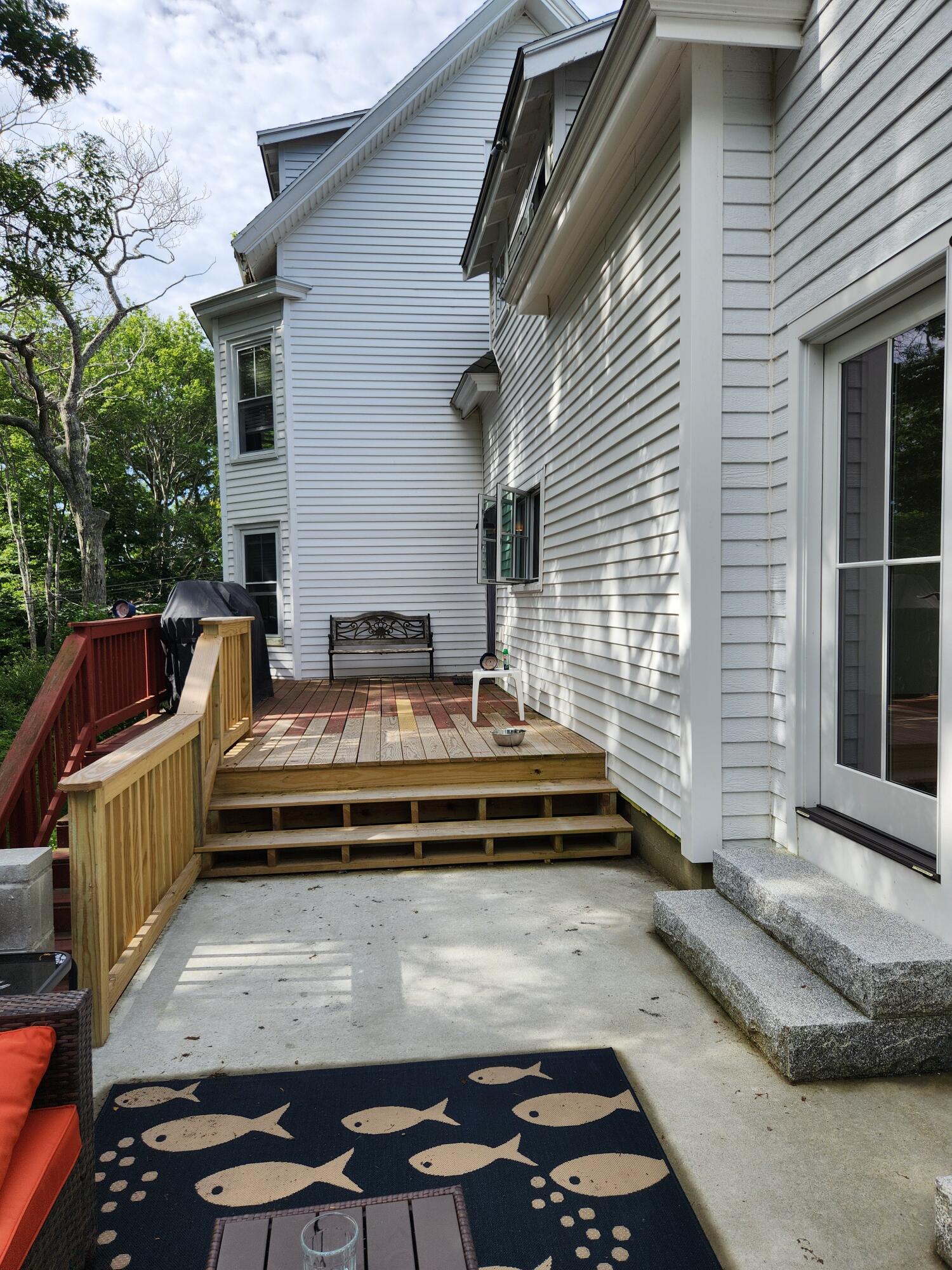 110 Southside Road Bristol, ME 04554 - Photo 11 of 49 Side yard terrace view