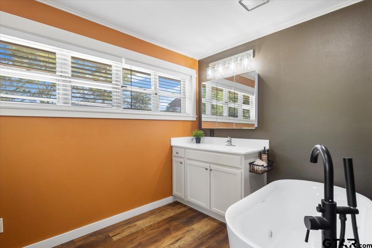 2855 County Road 1310 Rusk, TX 75785 - Photo 18 of 49 Main Bathroom with Micro Air-Jetted Garden Tub wit