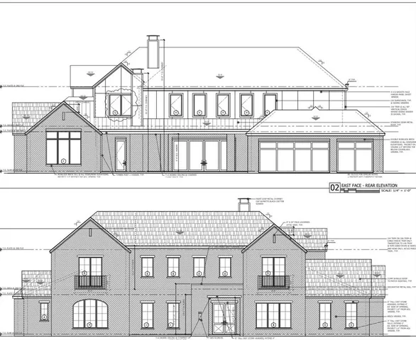 a front view of a building with a terrace