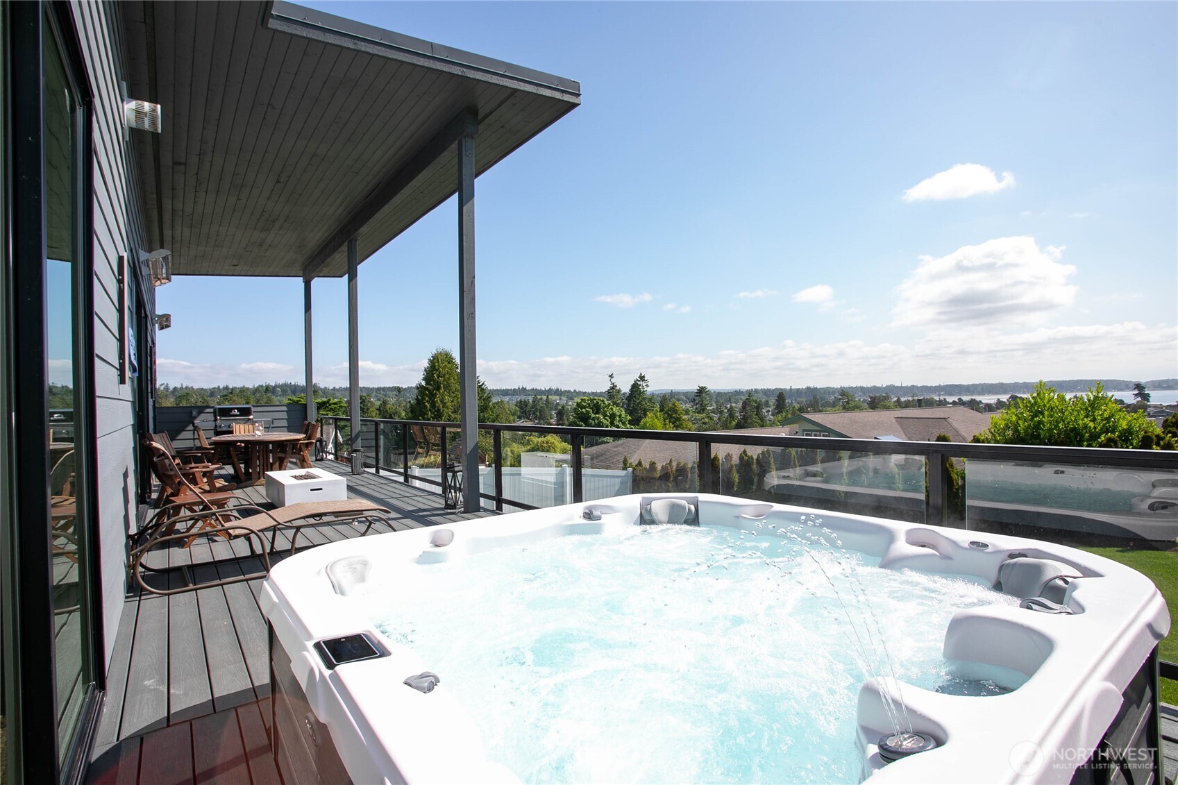 8068 Niska Road Blaine, WA 98230 - Photo 31 of 40 a view of roof deck with patio