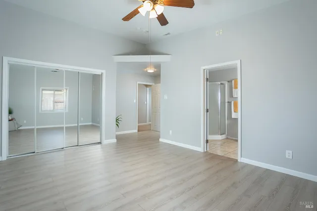 wooden floor in an empty room