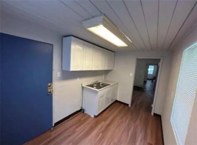 a room with storage and utility