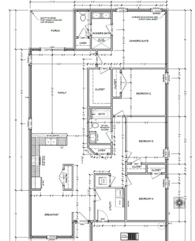 an aerial view of residential houses with yard and swimming pool
