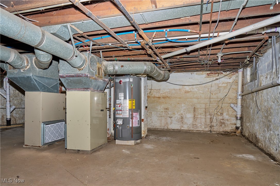 5432 State Road Parma, OH 44134 - Photo 46 of 47 Unfinished below grade area featuring water heater