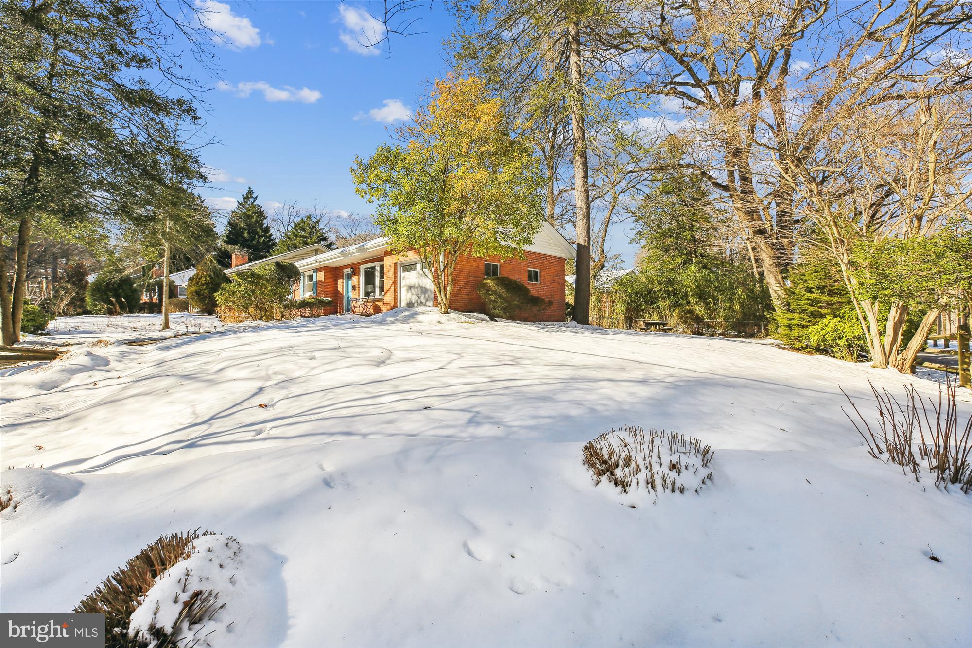 401 Greenbrier Drive Silver Spring, MD 20910 - Photo 51 of 57 a view of a house with a snow