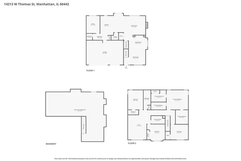 $550,000 | 14213 West Thomas, Manhattan, IL 60442