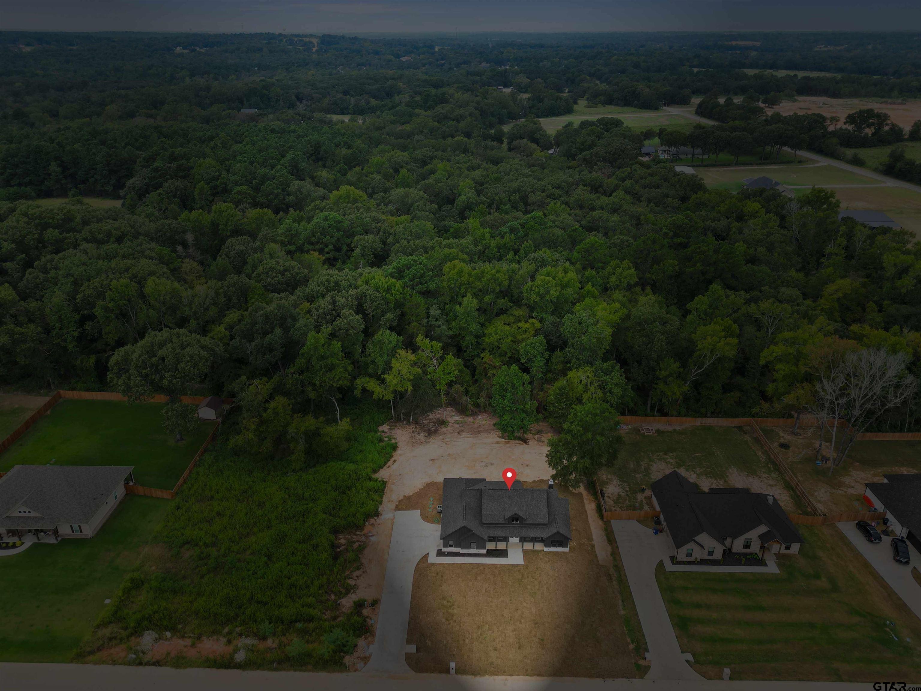14552 Fallow Lane Tyler, TX 75706 - Photo 8 of 38 an aerial view of a house with pool outdoor space and garden