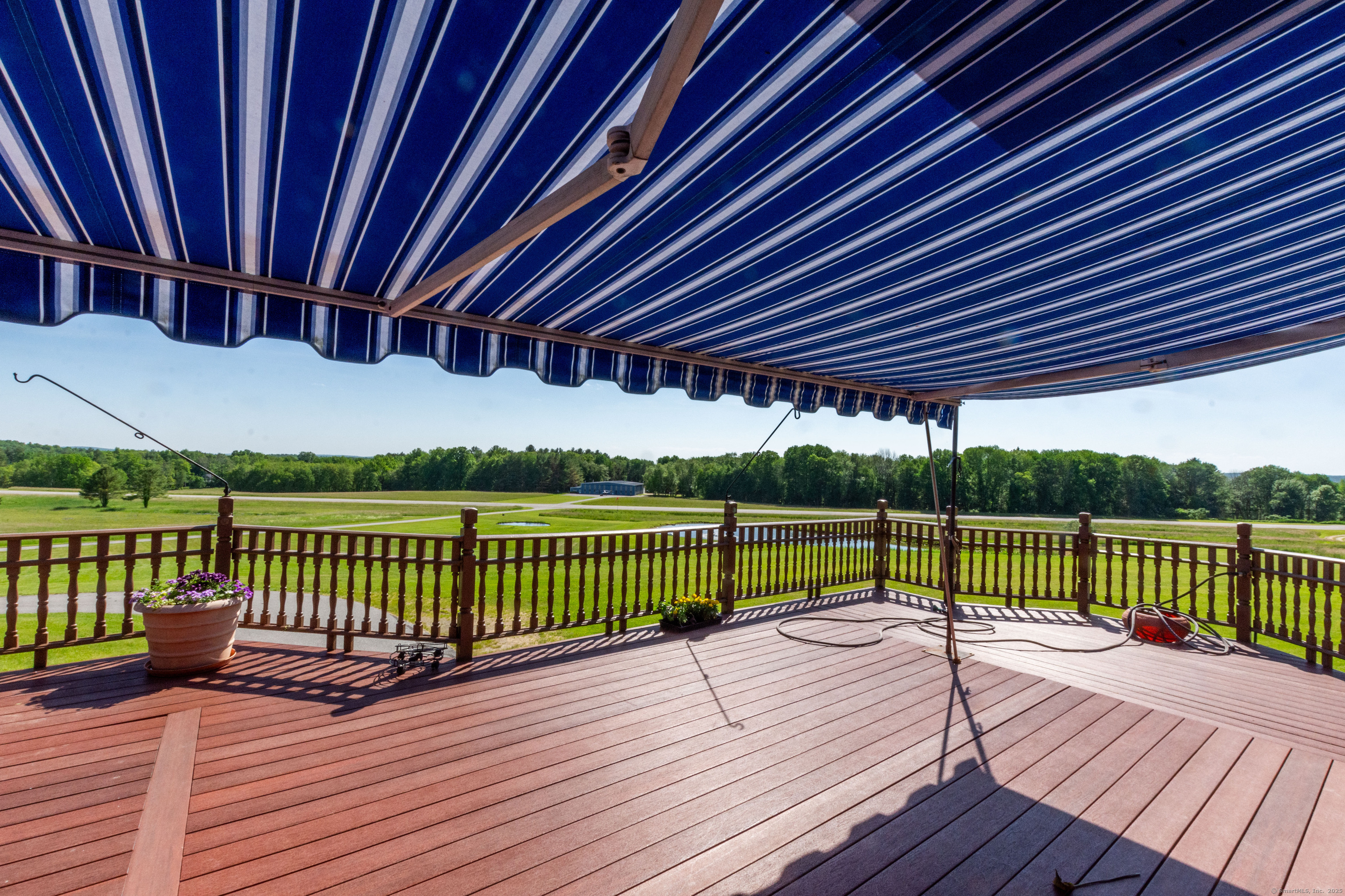 80 Bungay Hill Road Woodstock, CT 06282 - Photo 33 of 39 a view of a wooden deck