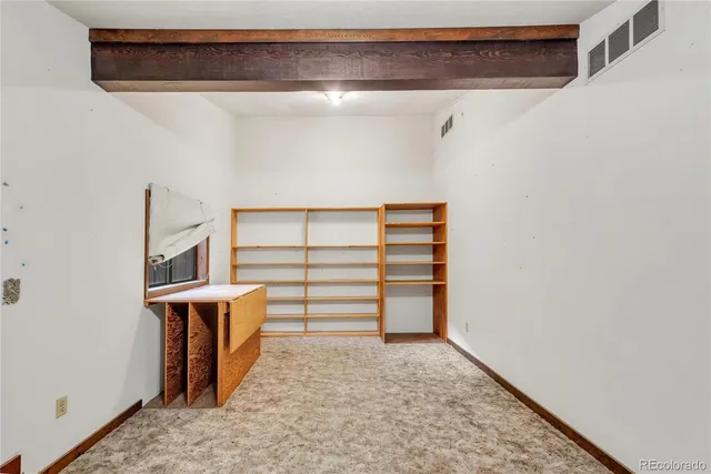 a view of walk in closet