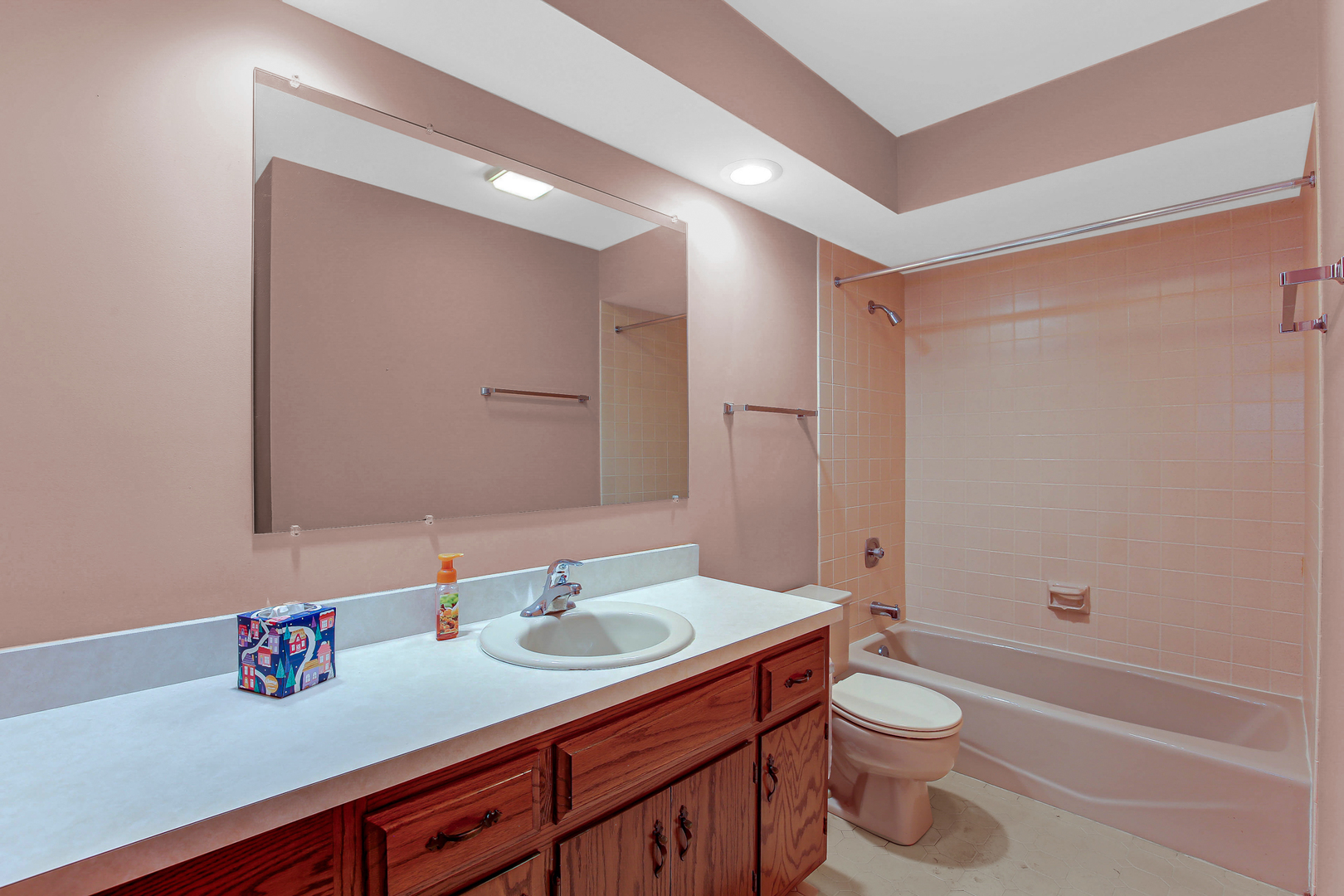 3723 Ronald Road Crete, IL 60417 - Photo 15 of 25 a bathroom with a sink a toilet and shower