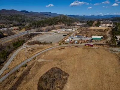 a view of outdoor space and city view