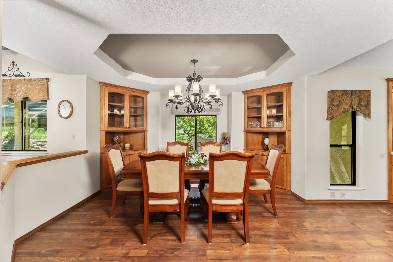 19461 Fiddletown Road Fiddletown, CA 95629 - Photo 13 of 62 a view of a dining room with furniture and window