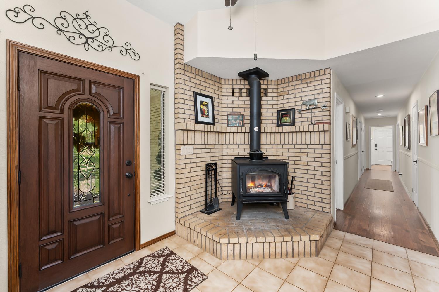 19461 Fiddletown Road Fiddletown, CA 95629 - Photo 6 of 62 a view of livingroom with furniture and a fireplace