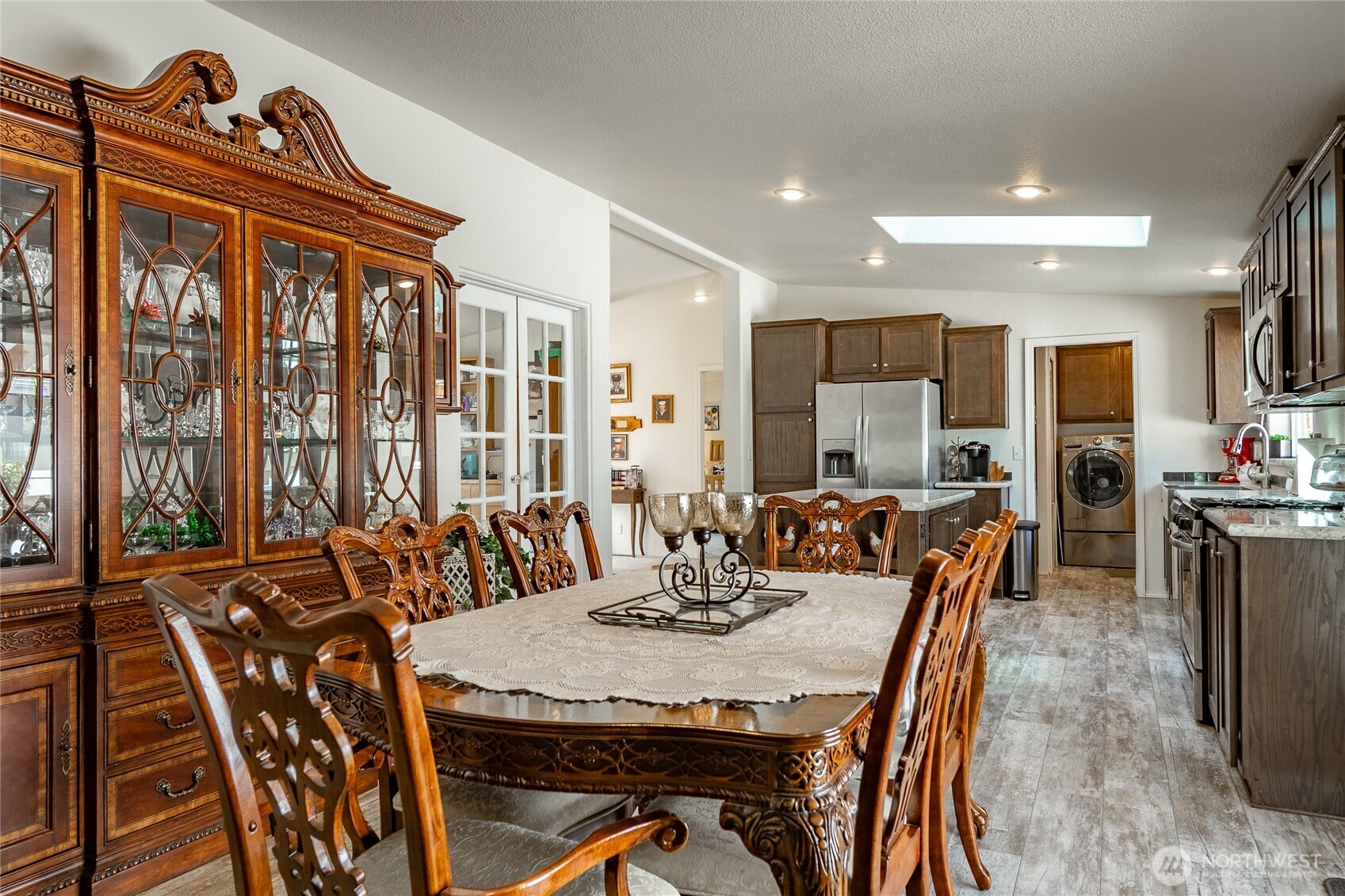 6350 Portal Way, Unit 83 Ferndale, WA 98248 - Photo 23 of 40 a view of a dining room with furniture window and outside view