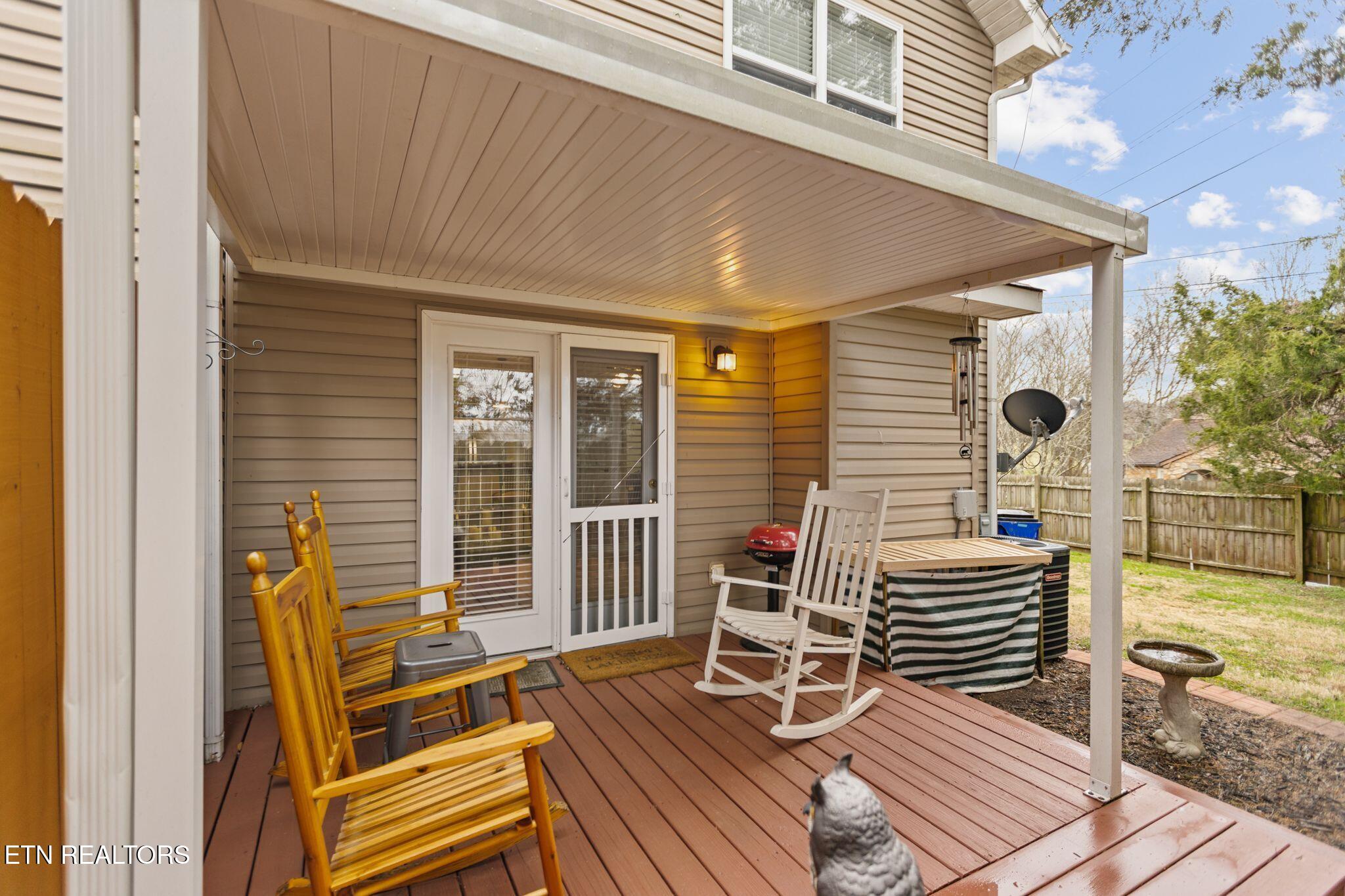 1003 Woullard Way, Unit 1 Sevierville, TN 37876 - Photo 29 of 36 covered patio3
