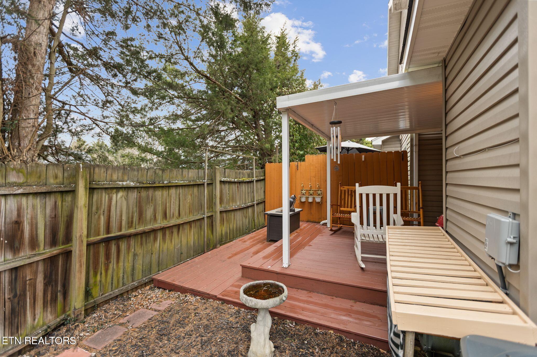 1003 Woullard Way, Unit 1 Sevierville, TN 37876 - Photo 31 of 36 covered patio5