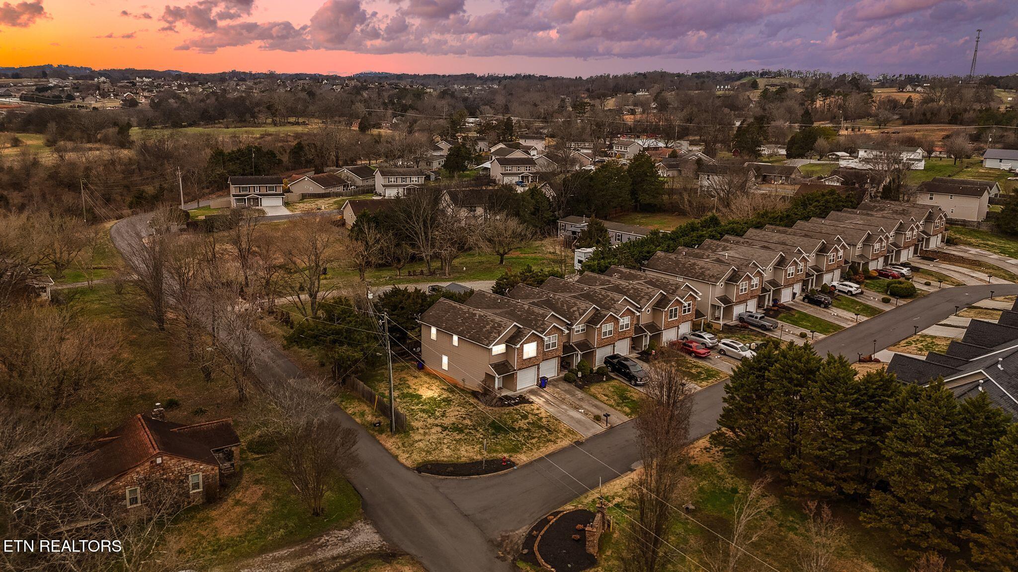1003 Woullard Way, Unit 1 Sevierville, TN 37876 - Photo 36 of 36 aerial twilight