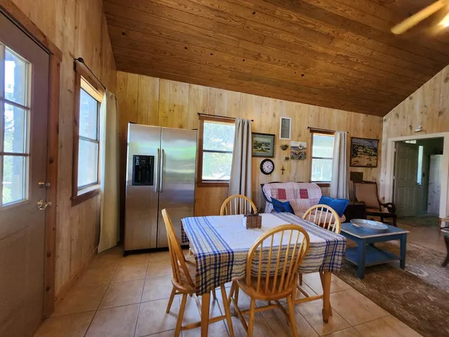 a outdoor space with furniture