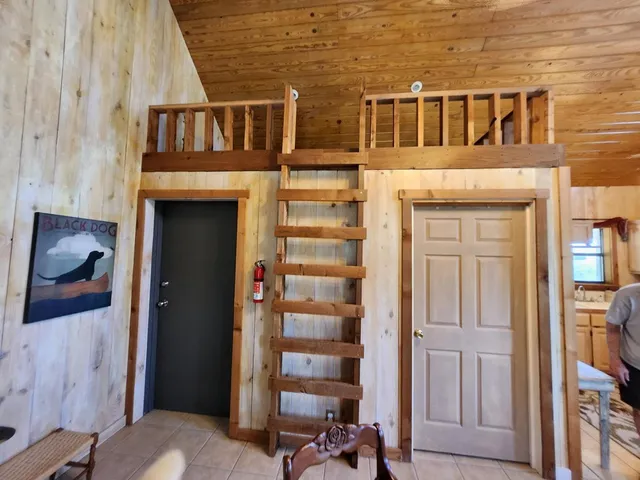 a view of front door of house