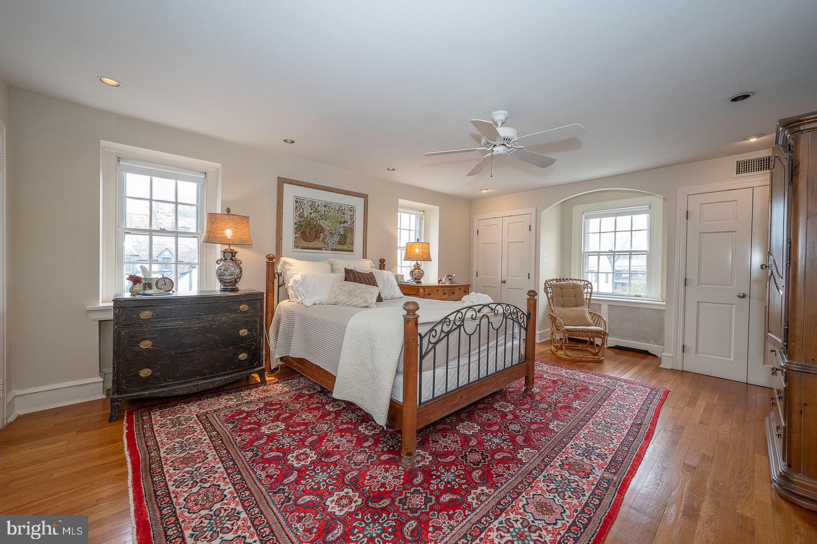 517 Howe Road Merion Station, PA 19066 - Photo 33 of 71 a bedroom with a bed and a couch