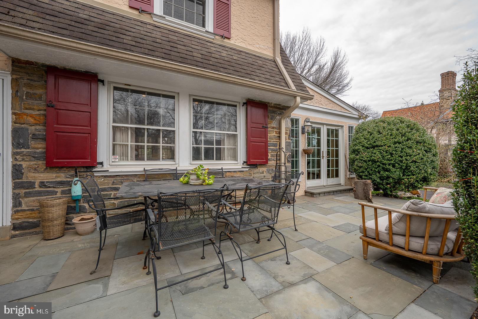 517 Howe Road Merion Station, PA 19066 - Photo 71 of 71 a view of a house with a backyard and sitting area